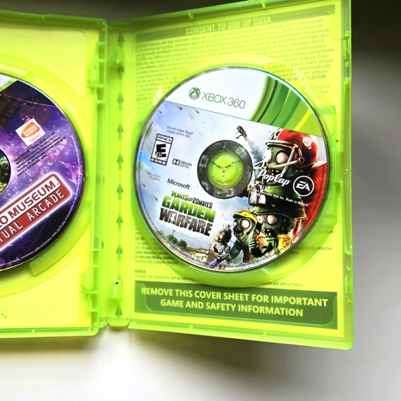 Namco Museum Virtual Arcade and Plants and Zombies Garden Warfare for XBOX 360 - Picture 4 of 6
